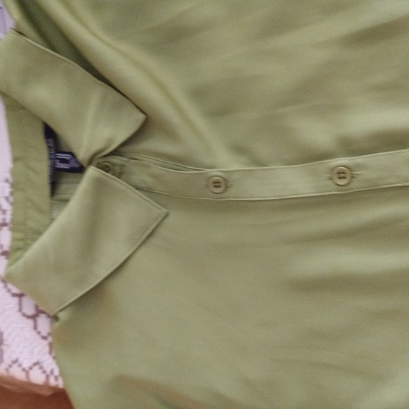 women's blouse Conrad Collection long sleeve button down blouse, size 12, love - Picture 8 of 10